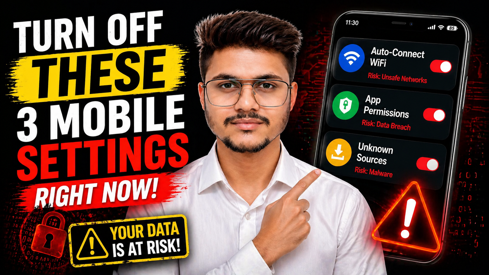 3 Settings Are ON in Your Phone Your Data May Be at Risk